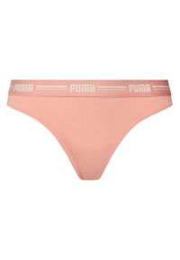 Puma Komplet 2 par stringów 907850 Koralowy. Kolor: pomarańczowy. Materiał: bawełna #4