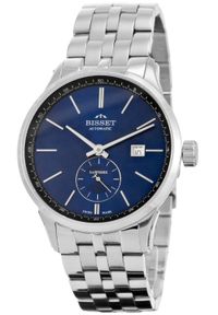 Zegarek Bisset Szwajcarski zegarek męski AUTOMAT szklany szafirowy srebrny gt. Kolor: srebrny, niebieski, wielokolorowy #1