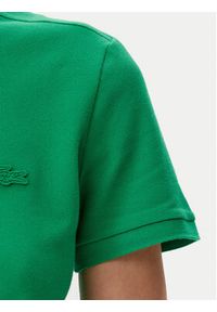 Lacoste Sukienka codzienna EF5473 Zielony Slim Fit. Okazja: na co dzień. Kolor: zielony. Materiał: bawełna. Typ sukienki: proste. Styl: casual #4