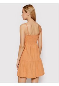 Roxy Sukienka letnia Beach Hangs ARJKD03229 Pomarańczowy Regular Fit. Kolor: pomarańczowy. Materiał: bawełna. Sezon: lato