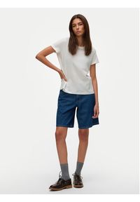 Vero Moda T-Shirt Blair 10325914 Biały Regular Fit. Kolor: biały. Materiał: bawełna