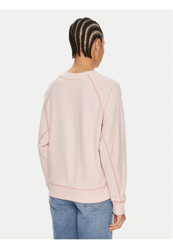 TOMMY HILFIGER - Tommy Hilfiger Bluza Varsity WW0WW41239 Różowy Regular Fit. Kolor: różowy. Materiał: bawełna