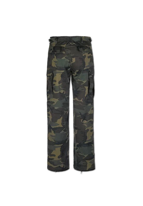 Spodnie bushcraft męskie Brandit BDU Ranger Woodland. Kolor: zielony, brązowy, wielokolorowy. Sport: outdoor