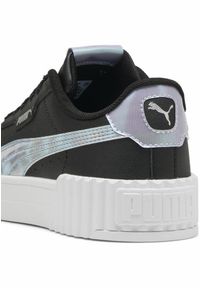 Puma - Młodzieżowe sneakersy Carina 3.0 Space Belle PUMA Black Cool Blue. Kolor: czarny, niebieski, wielokolorowy. Sport: tenis