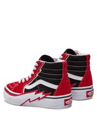 Vans Sneakersy Sk8-Hi Bolt VN000BVJREB1 Czerwony. Kolor: czerwony. Materiał: zamsz, skóra. Model: Vans SK8 #6
