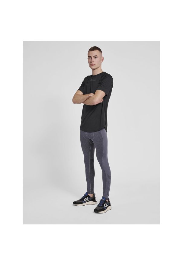 Legginsy damskie Hummel MT Justin. Kolor: czarny. Materiał: materiał