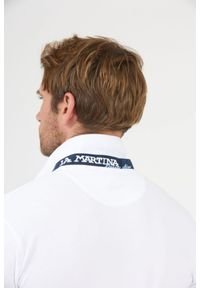 La Martina - LA MARTINA Białe męskie polo z długim rękawem, Rozmiar XXL. Typ kołnierza: polo. Kolor: biały. Długość rękawa: długi rękaw. Długość: długie #2