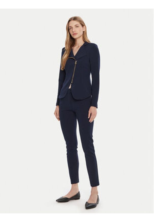 Rinascimento Marynarka CFC0125220003 Granatowy Slim Fit. Kolor: niebieski. Materiał: syntetyk