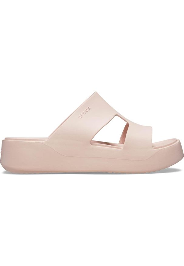 Crocs - Getaway Platform Sandal dla kobiet. Kolor: biały. Obcas: na platformie. Styl: sportowy