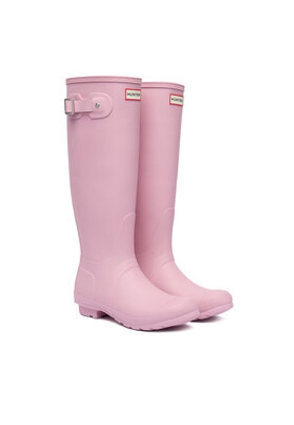 Hunter Kalosze Original Tall WFT1000RMA Różowy. Kolor: różowy. Materiał: guma