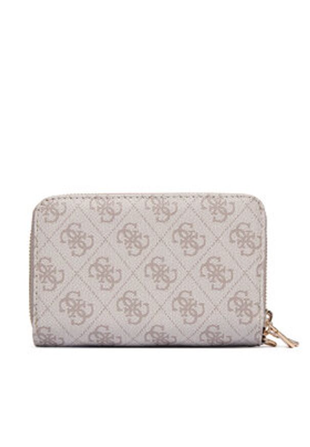Guess Duży Portfel Damski Laurel II Slg SWSG74 59164 Beżowy. Kolor: beżowy. Materiał: skóra