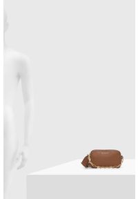 MICHAEL Michael Kors torebka skórzana kolor beżowy. Kolor: beżowy. Materiał: skórzane #6