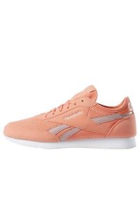 Buty do chodzenia damskie Reebok Royal Classic Jogger 2. Zapięcie: sznurówki. Kolor: pomarańczowy, żółty, wielokolorowy. Materiał: syntetyk, tkanina, materiał. Szerokość cholewki: normalna. Model: Reebok Classic, Reebok Royal. Sport: turystyka piesza