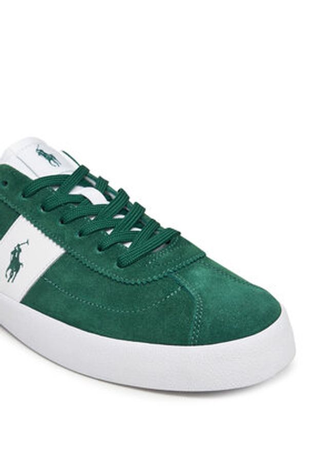 Polo Ralph Lauren Sneakersy 816961260003 Zielony. Kolor: zielony. Materiał: zamsz, skóra