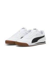 Puma - Sneakersy unisex PUMA Turino II PUMA White Black Cool Light Gray. Kolor: biały, wielokolorowy, czarny, szary