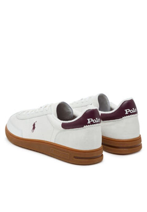 Polo Ralph Lauren Sneakersy 809973701007 Biały. Kolor: biały. Materiał: skóra