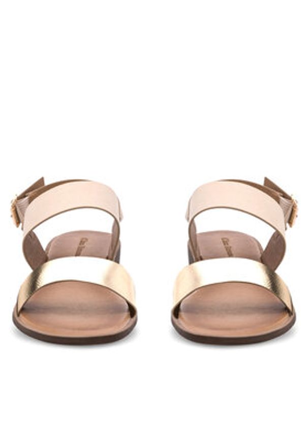 Clara Barson Sandały GAMMA WS6112-01 Beżowy. Kolor: beżowy. Materiał: skóra