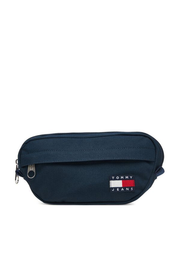 Saszetka nerka Tommy Jeans. Kolor: niebieski