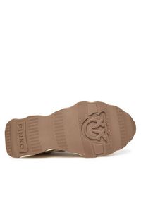 Pinko - PINKO Sneakersy Zoe 01 SS0087P023 Beżowy. Kolor: beżowy. Materiał: skóra #5