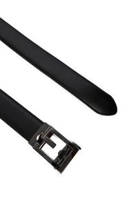 Guess Pasek Męski BM7853 P5435 Czarny. Kolor: czarny. Materiał: skóra