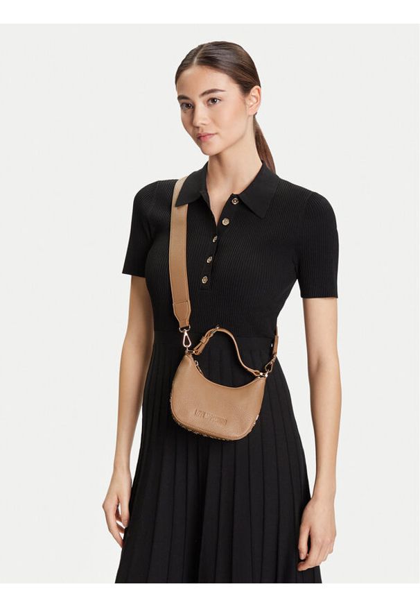 Love Moschino - LOVE MOSCHINO Torebka JC4019PP1NLT0104 Beżowy. Kolor: beżowy. Materiał: skórzane