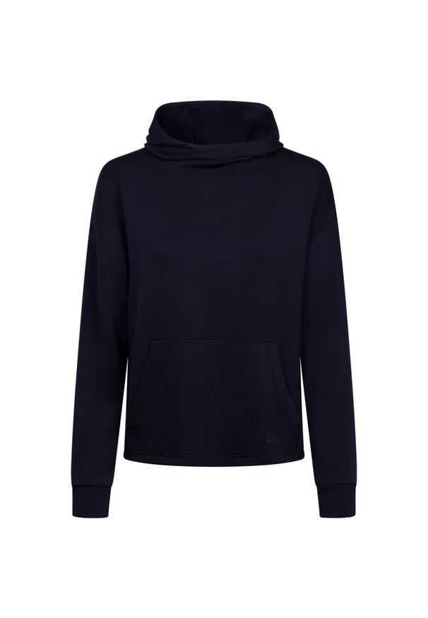 TRESPASS - Bluza Z Kapturem Damska Sportowa Grayling. Typ kołnierza: kaptur. Kolor: niebieski. Styl: sportowy. Sport: turystyka piesza