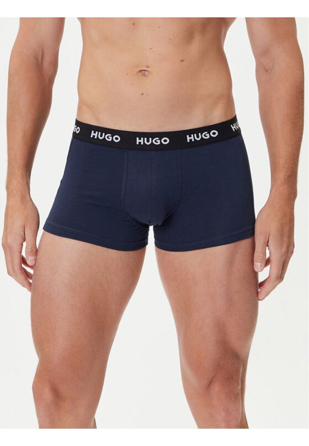 Hugo - HUGO Komplet 3 par bokserek 50532550 Kolorowy. Materiał: bawełna. Wzór: kolorowy