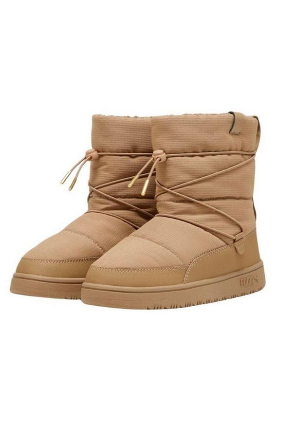 Puma - Buty Śniegowe Damskie Snowbae. Kolor: beżowy. Sezon: zima. Styl: sportowy