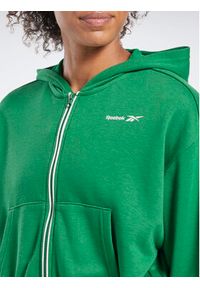 Reebok Bluza Identity French Terry HS4859 Zielony Relaxed Fit. Kolor: zielony. Materiał: bawełna
