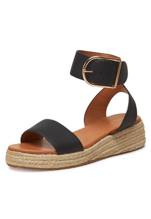 DeeZee Espadryle QS276-1 Czarny. Kolor: czarny. Materiał: syntetyk, materiał