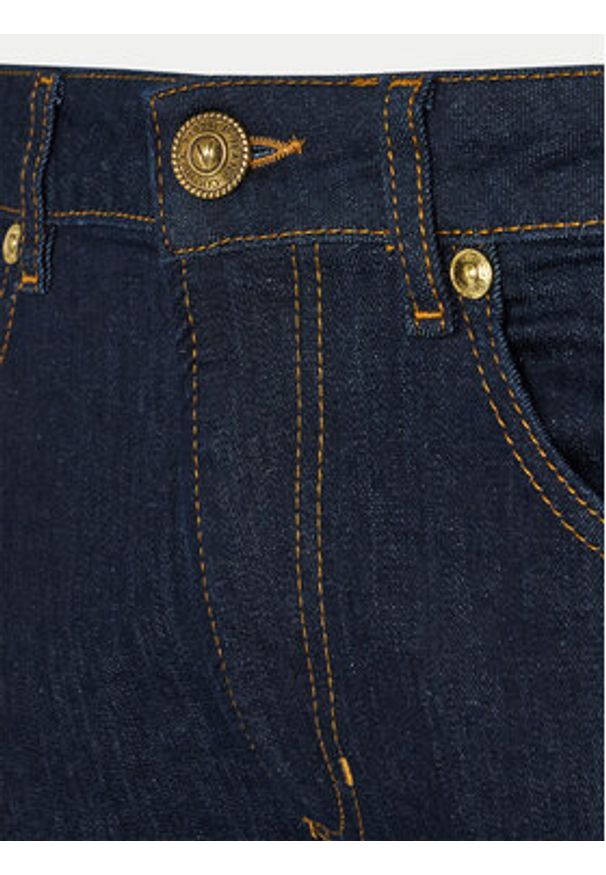 Versace Jeans Couture Jeansy 78GAB5D0 Granatowy Slim Fit. Kolor: niebieski