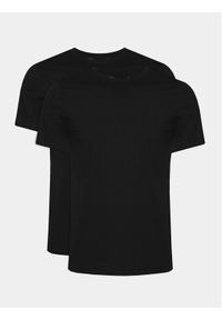 Karl Lagerfeld - KARL LAGERFELD Komplet t-shirtów 765000 500298 Czarny Slim Fit. Typ kołnierza: dekolt w karo. Kolor: czarny. Materiał: bawełna #1