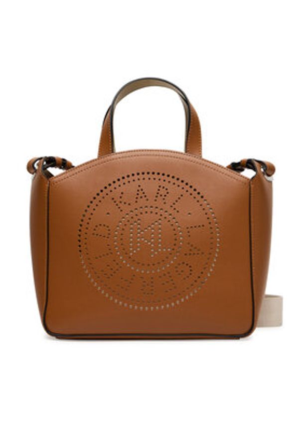 Karl Lagerfeld - KARL LAGERFELD Torebka A1W30058 Beżowy. Kolor: beżowy. Materiał: skórzane