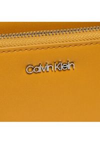 Calvin Klein Torebka Ck Must Camera W/Pckt Lg K60K608410 Żółty. Kolor: żółty. Materiał: skórzane #5