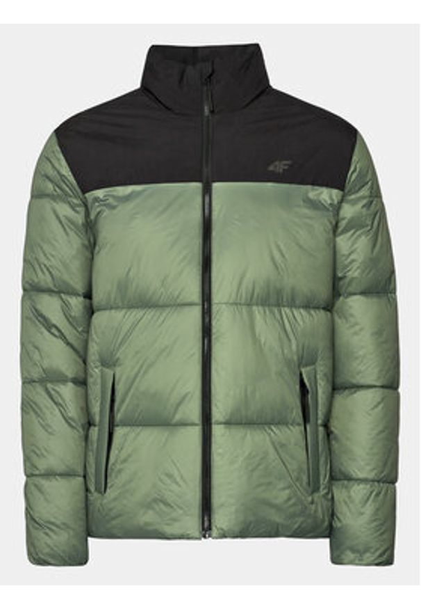 4f - 4F Kurtka zimowa 4FWAW23TDJAM348 Khaki Regular Fit. Kolor: brązowy. Materiał: syntetyk. Sezon: zima