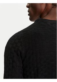 Brave Soul Sweter MK-248BURKE Granatowy Regular Fit. Kolor: niebieski. Materiał: syntetyk