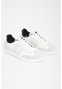 Balmain - Sneakersy męskie skórzane BALMAIN. Materiał: skóra