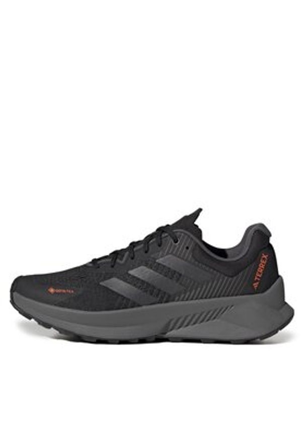 Adidas - adidas Buty do biegania Terrex Soulstride Flow Gtx GORE-TEX ID6714 Czarny. Kolor: czarny. Materiał: mesh, materiał. Technologia: Gore-Tex. Model: Adidas Terrex