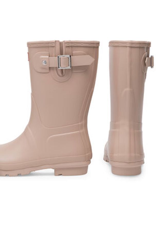 Hunter Kalosze HFW-002 Różowy. Kolor: różowy. Materiał: syntetyk