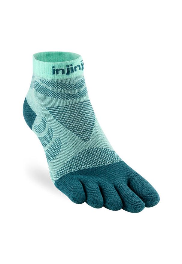 Skarpetki do biegania damskie Injinji Ultra Mini-Crew. Kolor: niebieski