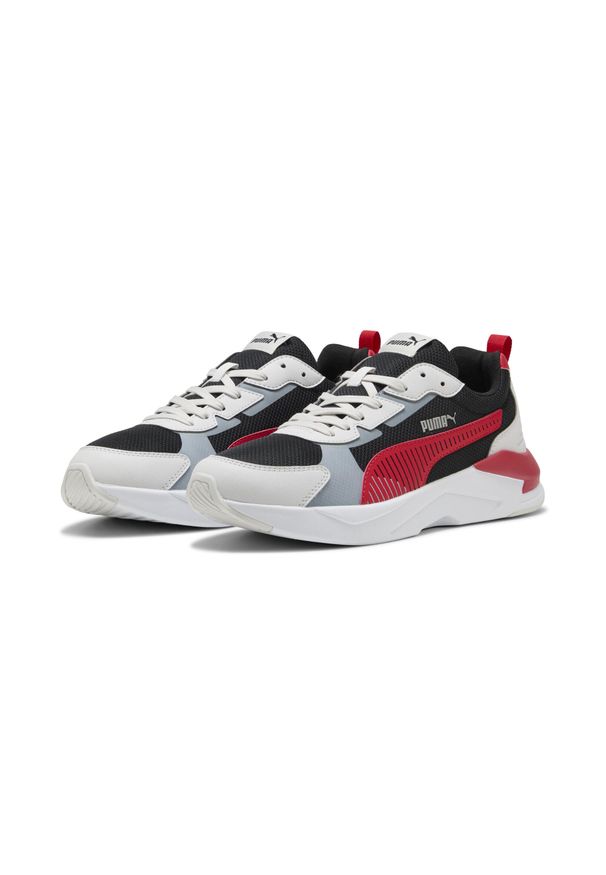 Puma - Sneakersy unisex X-Ray 3 PUMA Black For All Time Red Feather Gray. Kolor: czerwony, szary, wielokolorowy, czarny. Sezon: lato. Sport: turystyka piesza