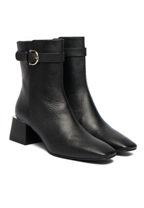 Aigner Botki 1252300 Czarny. Kolor: czarny. Materiał: skóra