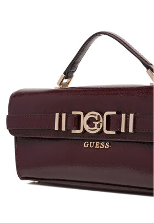 Guess Torebka Cirene HWTG96 68200 Bordowy. Kolor: czerwony. Materiał: skórzane