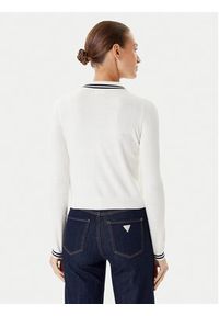 Guess Jeans Kardigan W5YR32 Z3HO2 Écru Regular Fit. Materiał: syntetyk #5