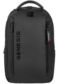 Plecak Genesis Pallad 510 17.3'' czarny. Kolor: czarny. Materiał: materiał, neopren. Styl: casual, biznesowy #1