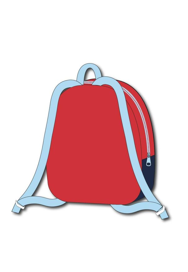 MINI MOUSE - Plecak szkolny Minnie Mouse Czerwony. Kolor: czerwony. Wzór: motyw z bajki