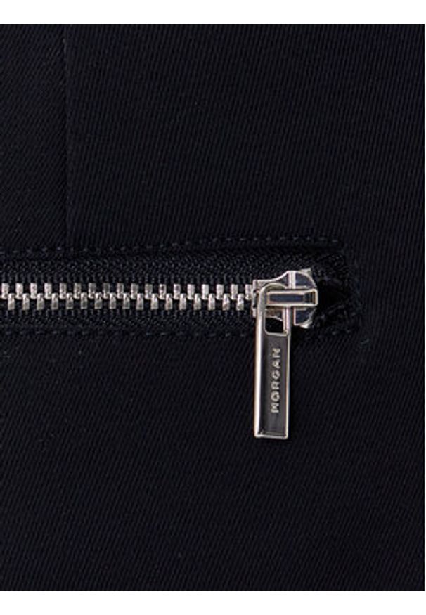 Morgan Bluzka 252-COZIP Granatowy Slim Fit. Kolor: niebieski. Materiał: syntetyk