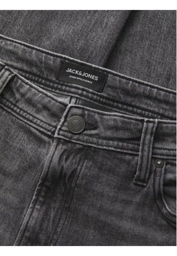Jack & Jones Jeansy Clark 12258108 Szary Regular Fit. Kolor: szary