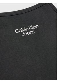 Calvin Klein Jeans Sukienka codzienna Stack Logo IG0IG01963 Czarny Regular Fit. Okazja: na co dzień. Kolor: czarny. Materiał: syntetyk. Typ sukienki: proste. Styl: casual #3