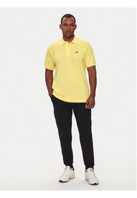 Lacoste Polo L1212 Żółty Regular Fit. Typ kołnierza: polo. Kolor: żółty. Materiał: bawełna #3